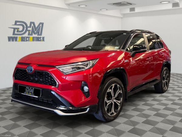 Toyota RAV4 SUV, Petrol Plug-in Hybrid, 2022, Red