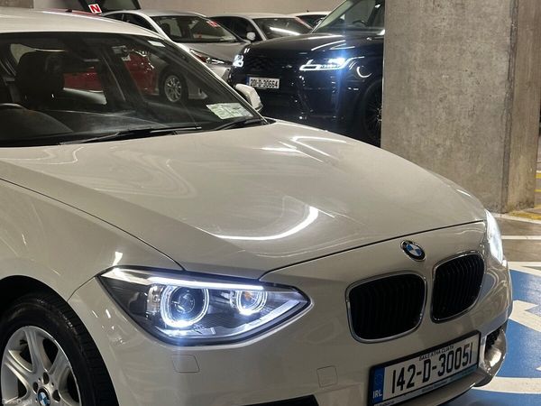 BMW 1-Series Hatchback, Petrol, 2014, White
