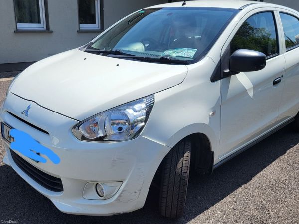 Mitsubishi Mirage Hatchback, Petrol, 2014, White