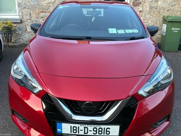 Nissan Micra Hatchback, Petrol, 2018, Red