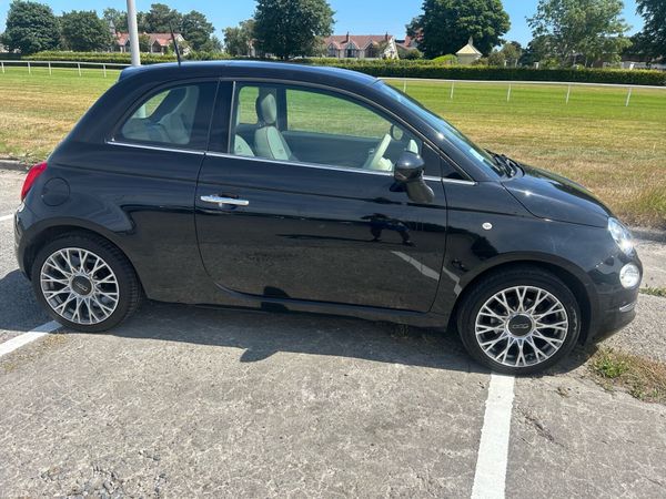 Fiat 500 Hatchback, Petrol, 2016, Black