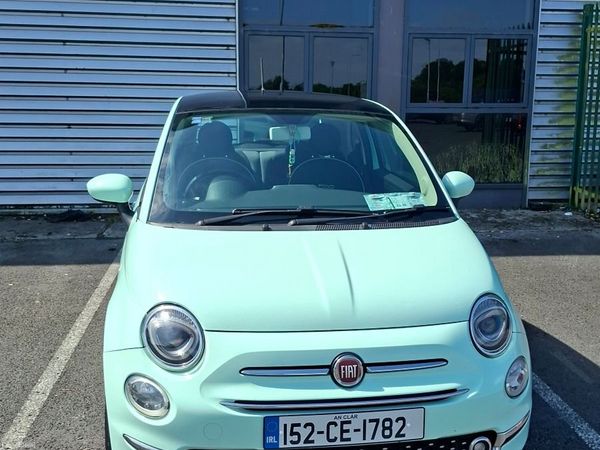 Fiat 500 Hatchback, Petrol, 2015, Green