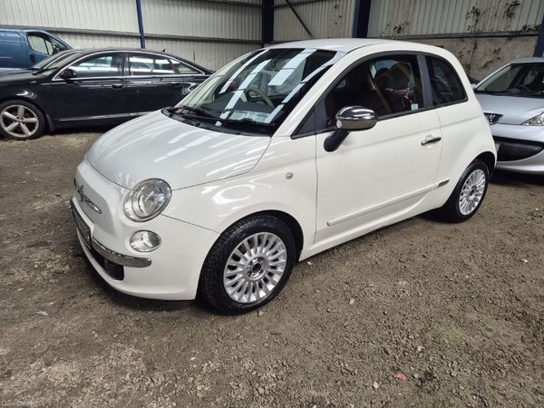 Fiat 500 Hatchback, Petrol, 2009, White