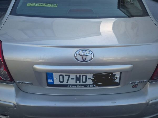 Toyota Avensis Saloon, Petrol, 2007, Silver