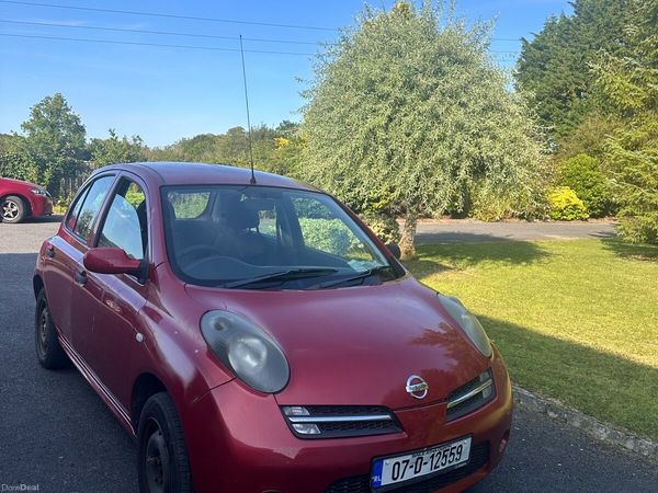 Nissan Micra Hatchback, Petrol, 2007, Red
