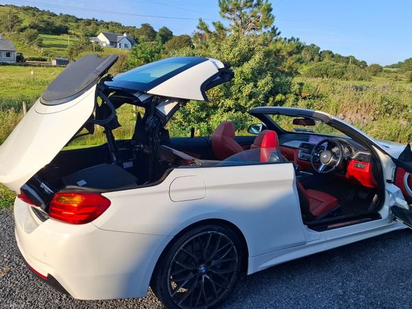 BMW 4-Series Convertible, Diesel, 2014, White
