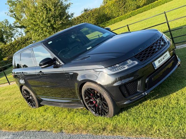Land Rover Range Rover Sport SUV, Petrol Plug-in Hybrid, 2021, Black