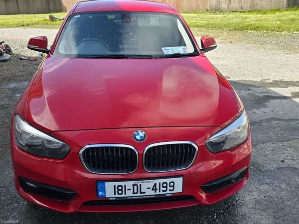 BMW 1-Series Hatchback, Diesel, 2018, Red