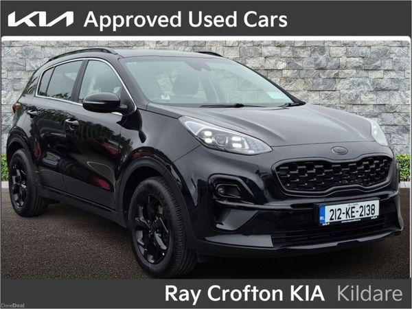 Kia Sportage SUV, Diesel Hybrid, 2021, Black