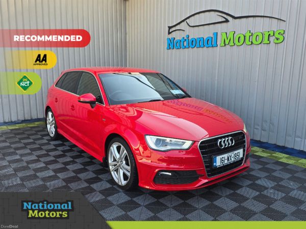 Audi A3 Hatchback, Diesel, 2016, Red