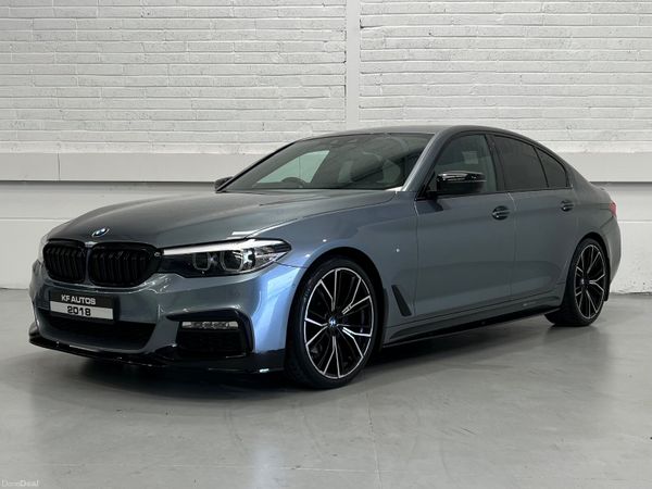 BMW 5-Series Saloon, Diesel, 2018, Blue
