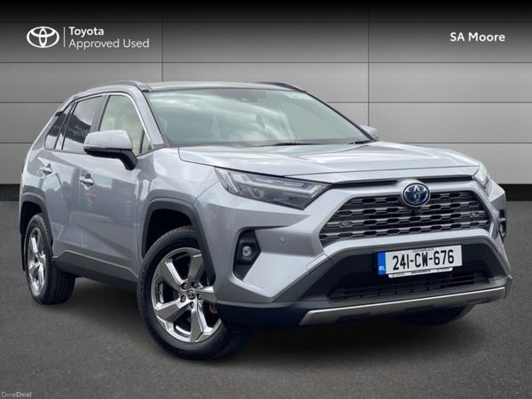 Toyota RAV4 SUV, Petrol Hybrid, 2024, Silver
