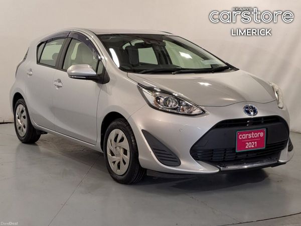Toyota Aqua Hatchback, Petrol Hybrid, 2021, Silver