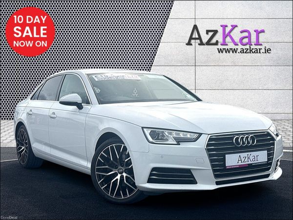 Audi A4 Saloon, Petrol, 2018, White