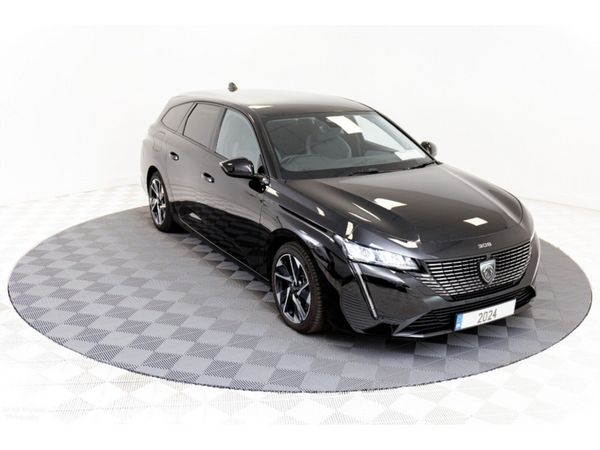 Peugeot 308 Estate, Petrol Plug-in Hybrid, 2024, Black