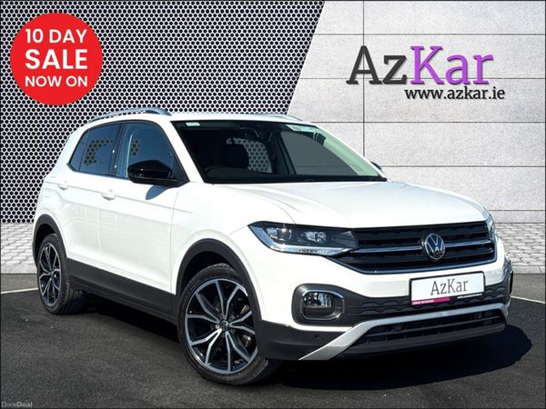 Volkswagen T-Cross Hatchback, Petrol, 2022, White