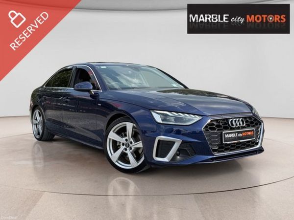 Audi A4 Saloon, Diesel, 2021, Blue
