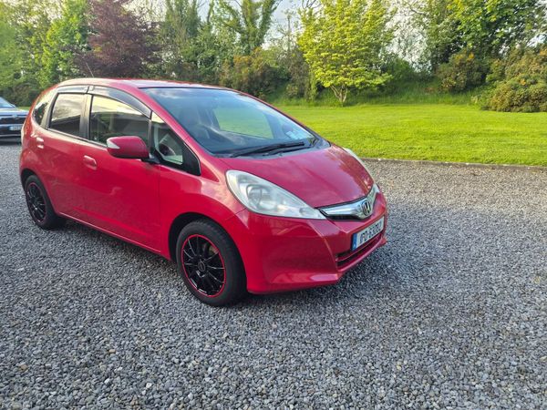Honda Fit Hatchback, Petrol Hybrid, 2011, Red
