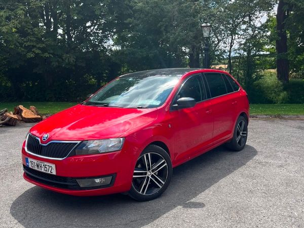 Skoda Rapid Hatchback, Diesel, 2015, Red