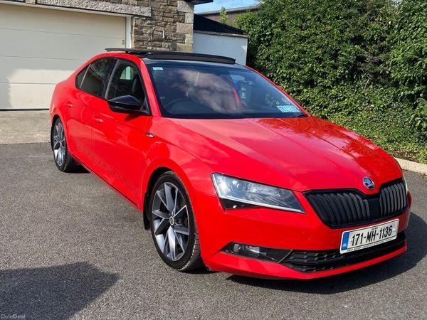 Skoda Superb Saloon, Diesel, 2017, Red