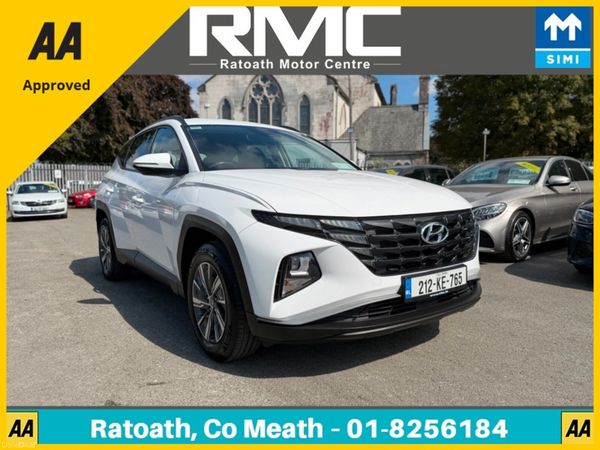 Hyundai Tucson SUV, Petrol Hybrid, 2021, White