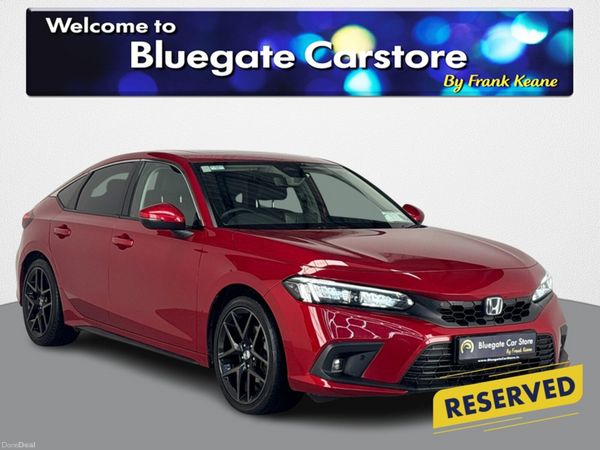 Honda Civic Hatchback, Petrol Hybrid, 2023, Red