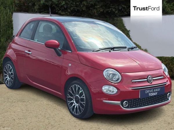 Fiat 500 Hatchback, Petrol, 2023, Red