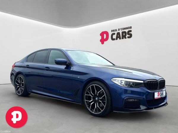 BMW 5-Series Saloon, Diesel, 2019, Blue