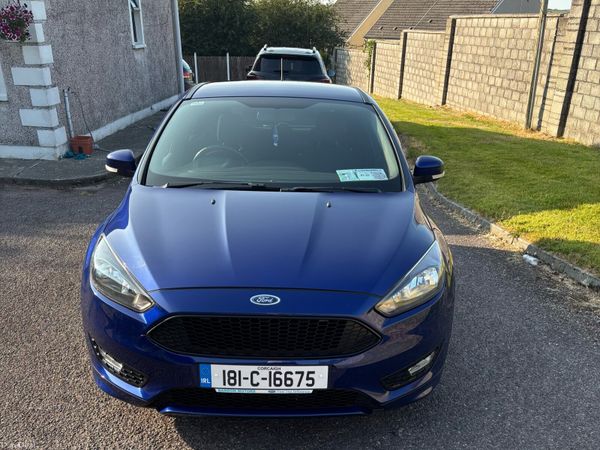 Ford Focus Hatchback, Petrol, 2018, Blue