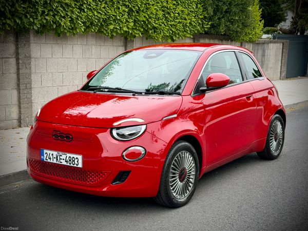 Fiat 500e Hatchback, Electric, 2024, Red
