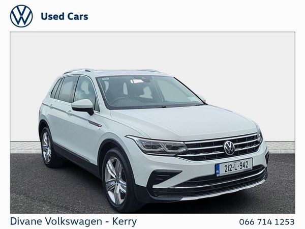 Volkswagen Tiguan SUV, Diesel, 2021, White