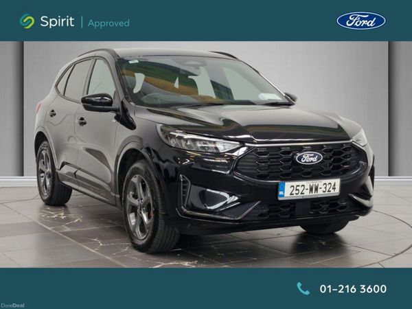 Ford Kuga SUV, Petrol Plug-in Hybrid, 2025, Black