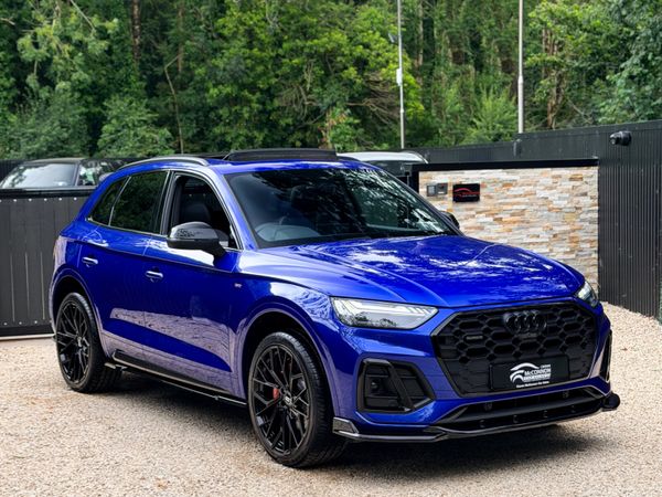 Audi Q5 SUV, Petrol Hybrid, 2021, Blue