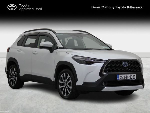 Toyota Corolla Cross SUV, Petrol Hybrid, 2023, White
