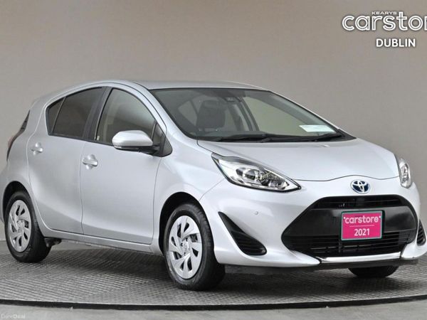 Toyota Aqua Hatchback, Petrol Hybrid, 2021, Silver