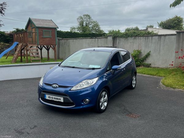 Ford Fiesta Hatchback, Petrol, 2010, Blue