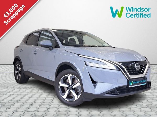 Nissan Qashqai SUV, Petrol Hybrid, 2023, Grey