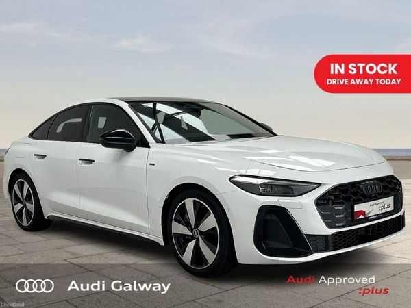 Audi A5 Saloon, Petrol Plug-in Hybrid, 2026, White
