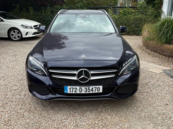 Mercedes-Benz C-Class Estate, Petrol Plug-in Hybrid, 2017, Blue