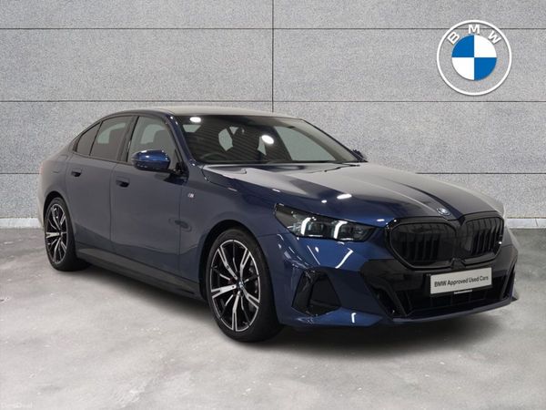 BMW 5-Series Saloon, Petrol Plug-in Hybrid, 2025, Blue