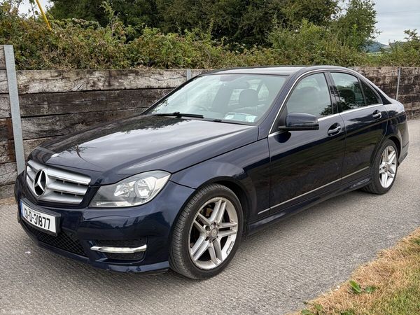 Mercedes-Benz C-Class Saloon, Diesel, 2013, Blue
