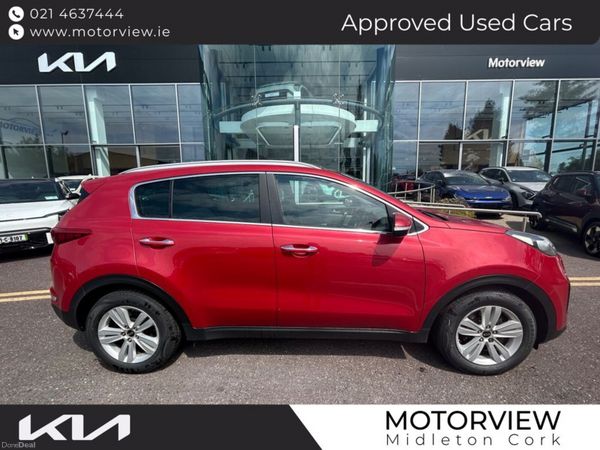Kia Sportage SUV, Diesel, 2017, Red