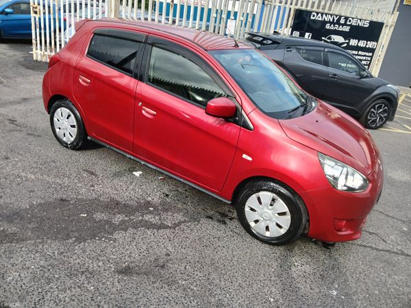 Mitsubishi Mirage Hatchback, Petrol, 2012, Red