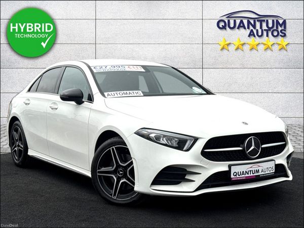 Mercedes-Benz A-Class Saloon, Petrol Plug-in Hybrid, 2022, White