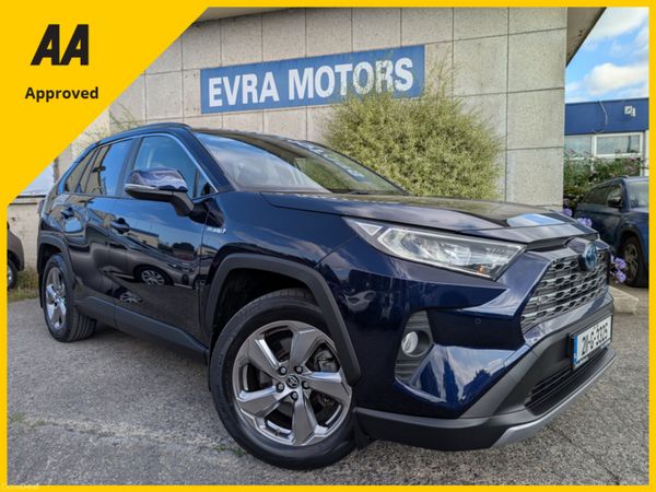 Toyota RAV4 SUV, Petrol Hybrid, 2021, Blue