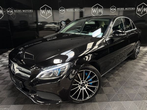 Mercedes-Benz C-Class Saloon, Petrol Plug-in Hybrid, 2018, Black