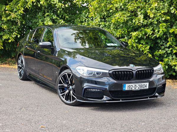 BMW 5-Series Saloon, Petrol Plug-in Hybrid, 2019, Black