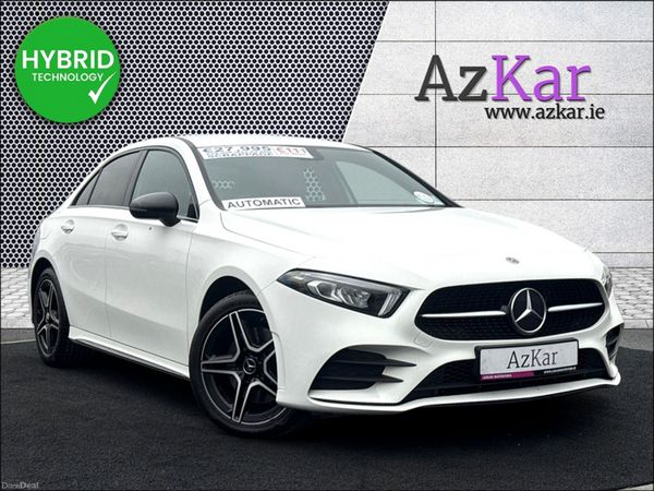 Mercedes-Benz A-Class Saloon, Petrol Plug-in Hybrid, 2022, White