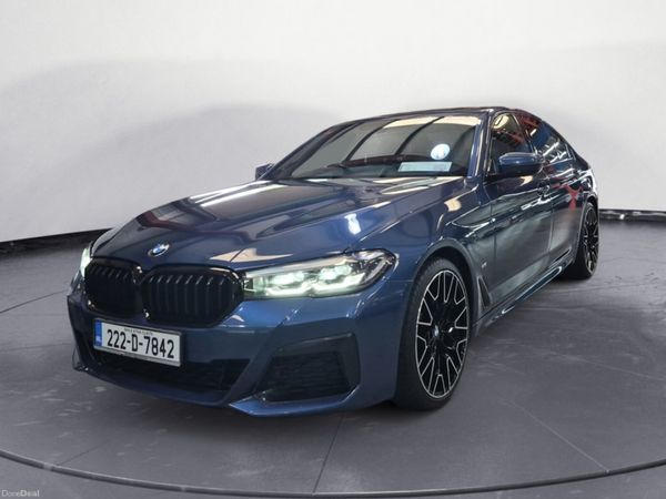 BMW 5-Series Saloon, Diesel, 2022, Blue