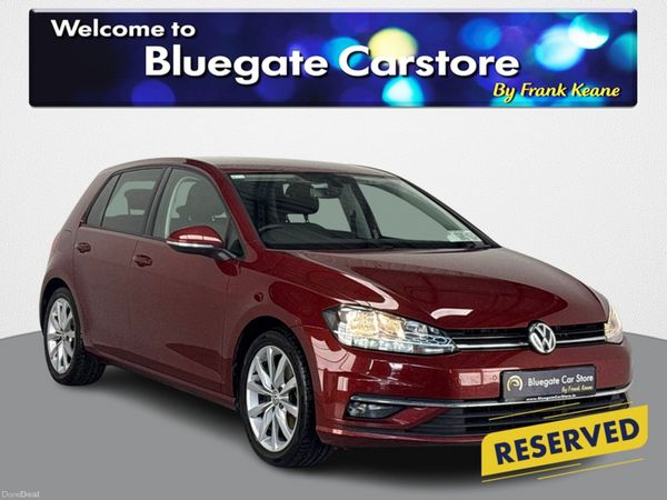 Volkswagen Golf Hatchback, Petrol, 2019, Red